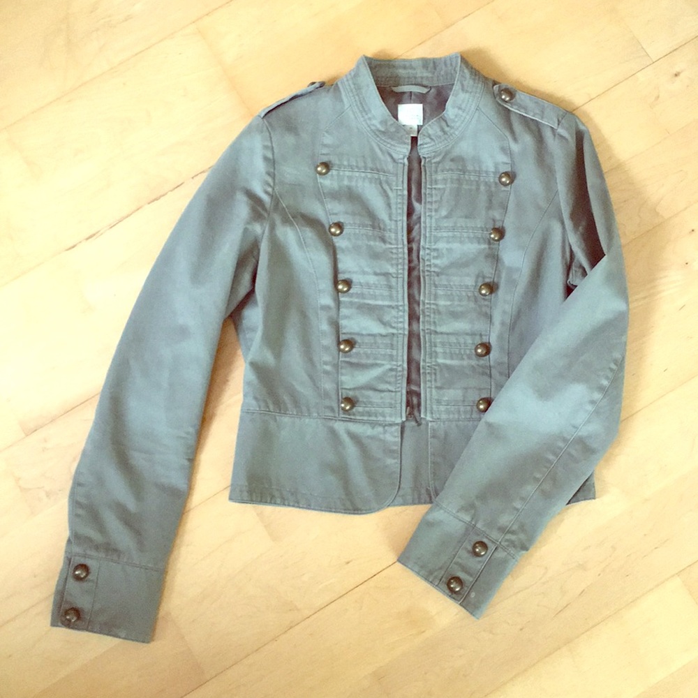 LC Lauren Conrad olive jacket